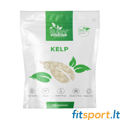 Raw Powders Kelp ( Jodo šaltinis ) 90 tabl. 